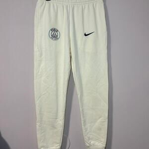 Nike psg cream sweatpants mens